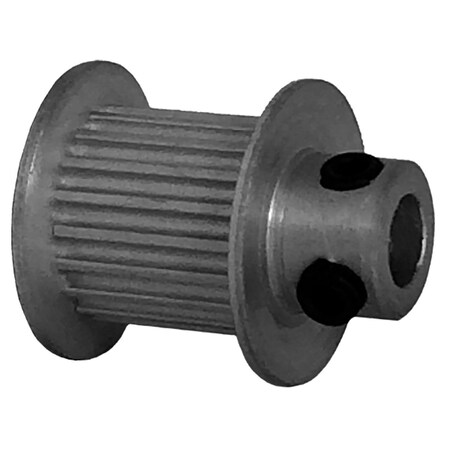 B&B Manufacturing 19-2P09-6FA2, Timing Pulley, Aluminum, Clear Anodized 19-2P09-6FA2